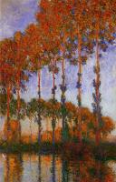 Monet, Claude Oscar - Poplars on the Banks of the River Epte, Sunset